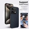 For Redmi Note 13 Note 14 Magnetic Wireless Charging Carbon Fiber Case For Redmi Note 14 Pro Plus Anti-Drop Silicone Soft Cover