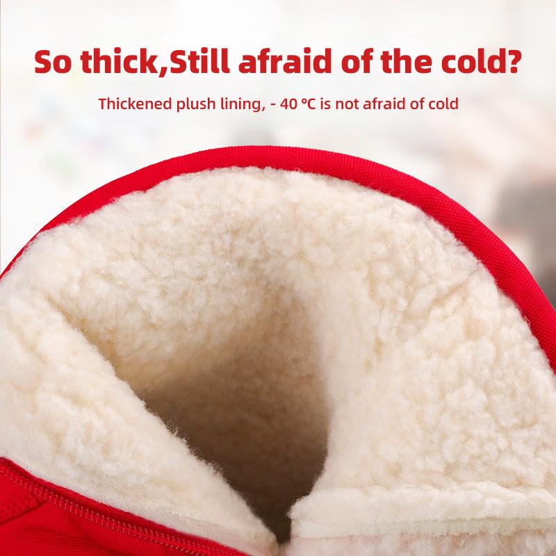 Женские уличные зимние новые зимние ботинки, утепленная теплая зимняя обувь, нескользящая водонепроницаемая короткая хлопковая обувь