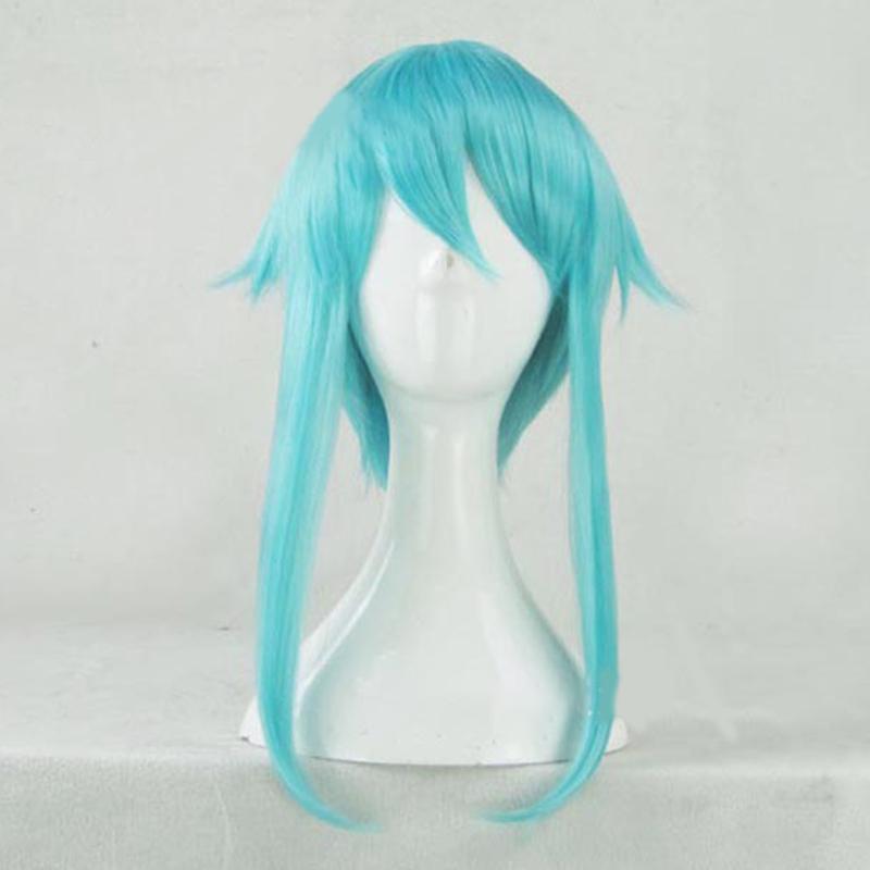 HAIRJOY Women VOCALOID GUMI Cosplay Wig Green Heat Resistant Synthetic Hair Medium Length Straight Costume Wigs