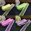 DIY Ribbon 5M 25mm Sewing Satin Edge Organza Lace Trim Wedding Party Decoration Hair Bows