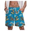 2026 Dinosaur Beach Casual Hawaiian T-Rex Surfing Men's Dragon Shorts Beach Pants