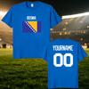 Bosnia National Football Custom Name Number T Shirt Unisex Personalized Diy 2026 Football Tour Match Day Fan Streetwear Tee
