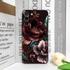Винтажный Цветочный Узор Пион Чехол для Телефона для Samsung Galaxy S25 S24+ S23 Ultra S22 Plus S21 FE S20 M53 M55 Мягкий Чехол
