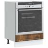 Herdumbauschrank Porto Smoked Oak Wood Based Panel