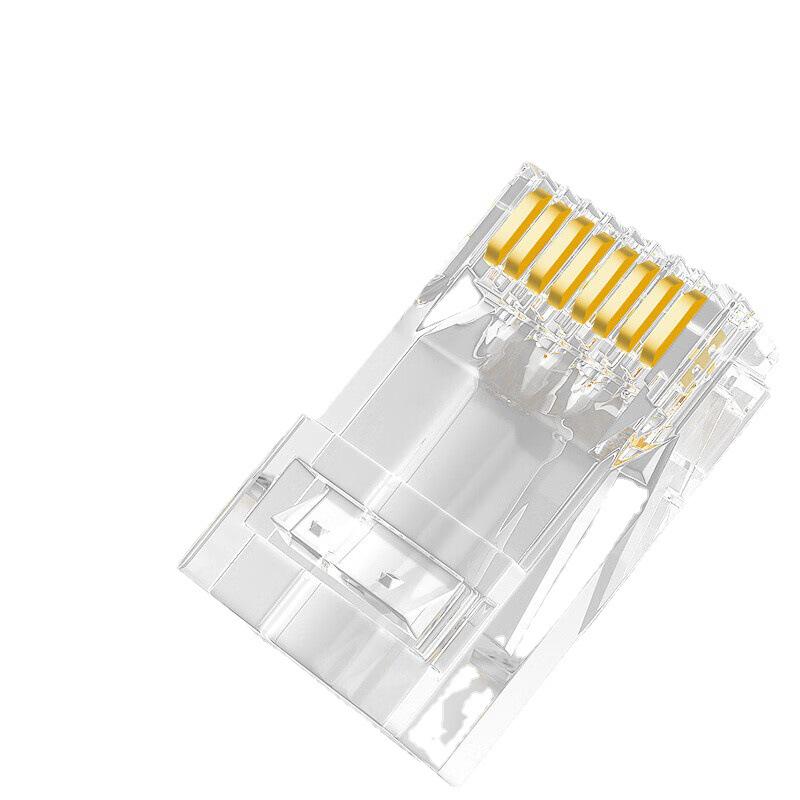 Biaz RJ45 неэкранированная сетевая кристаллическая головка прямого соединения, 8P8C, чистая медь