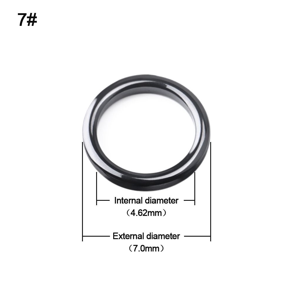 Stainless Steel O Ring Eye Ceramic Ring Fishing Rod Guide Tip Repair Kit Tackle Box Accessories