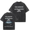 The Weeknd After Hours Til Dawn Stadium Tour 2026 Print Vintage Washed Tshirt Men Women Hiphop Fashion Cotton Harajuku Tshirt