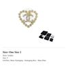 CHANEL Stud Earrings Unisex Gold ABF482B19984NAFUA