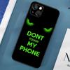 Чехол «Не трогай мой телефон» для iPhone 15 11 12 13 14 Pro Max 12 13 Mini X XS Max XR 7 8 Plus SE 2020, чехол