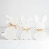 Easter Ornaments Wooden Easter Bunny Wooden Tabletop Decoration Tray Easter Bunny Diy Crafts Graffiti Easter Decor For Home