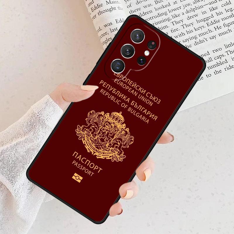 Чехол для телефона Samsung Galaxy S25 S23 S30 S8 S21 S20 FE S24 S22 Note 10 20 S8 Plus lite Ultra с рисунком флага Болгарии, карты