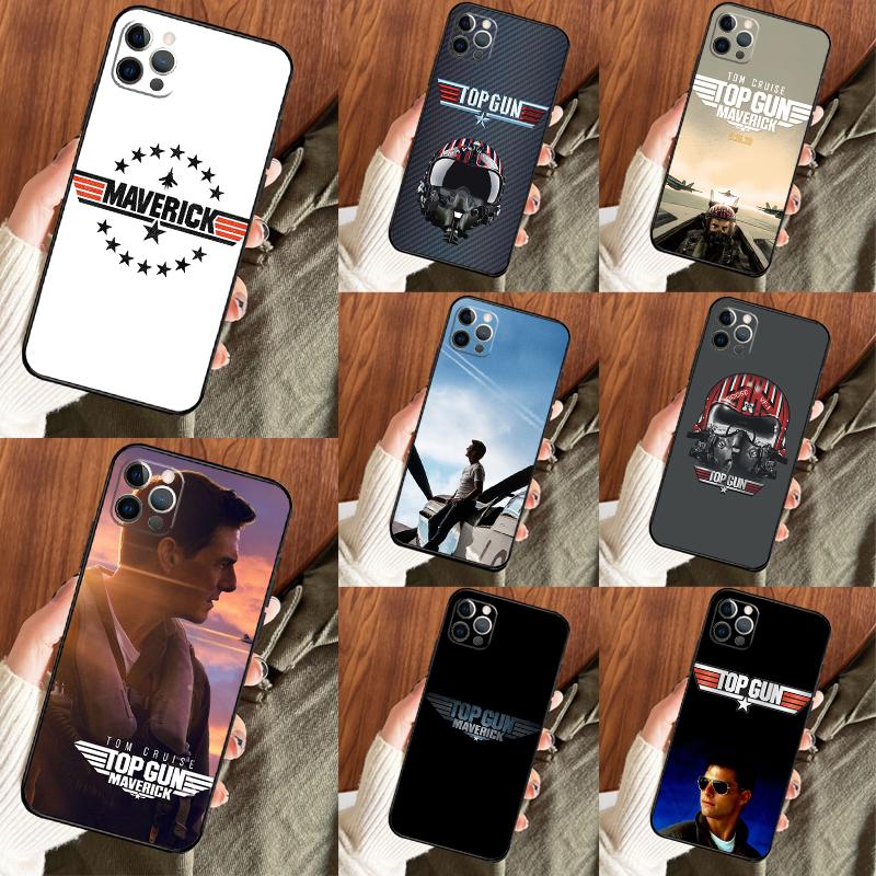Чехол для телефона Top Gun Maverick Том Круз Для iPhone 17 Air 16 15 14 13 11 12 Pro Max 13 12 mini 15 16 Plus 16e Чехол Coque