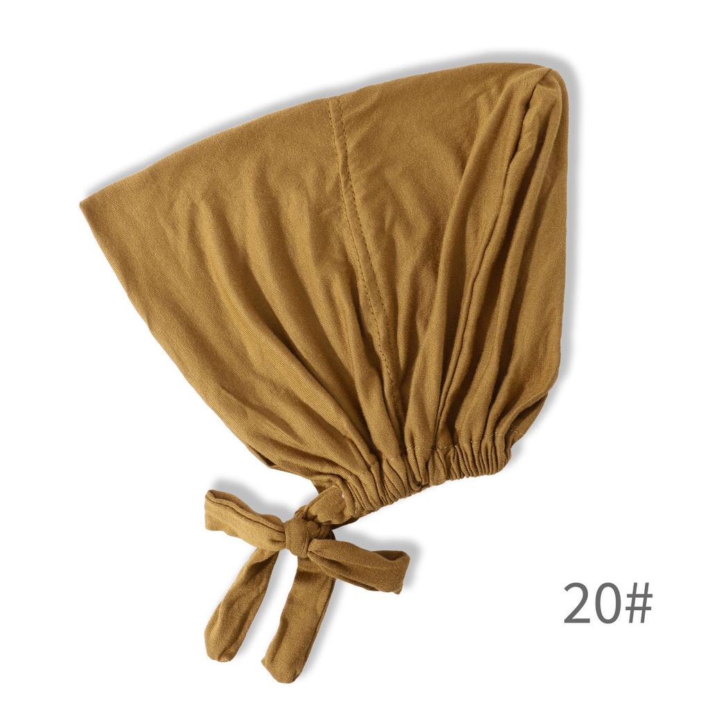 Премиальная мерсеризованная хлопковая регулируемая эластичная шапочка для волос