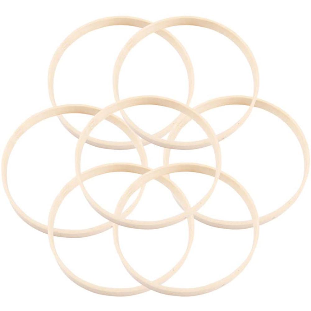 Dream Catcher Ring Round Bamboo Hoop For DIY Crafts Making Dreamcatcher Materials Gifts Decoration,Macrame Wall Hanging