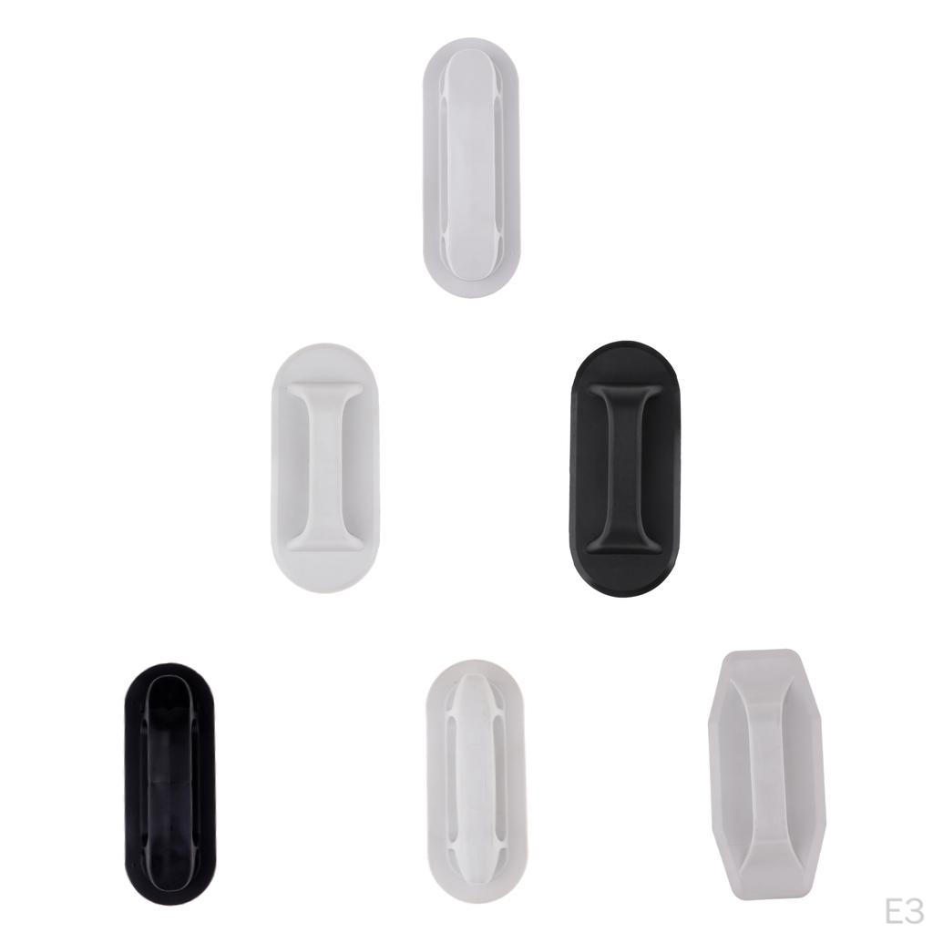 Ручка подлокотника с нейлоновым ремнем из ПВХ для надувного каноэ-каяка, белая 22,2x9 см