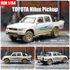 1/64 TOYOTA Hilux Pickup Truck Miniature Toy Car Vehicle Premium Model Free Wheels Diecast Metal Alloy Collection Gift