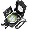 High Precision Compass for Hiking, Camping with , Waterproof Military Compass with Glow In Dark Dial, Measuring Ruler