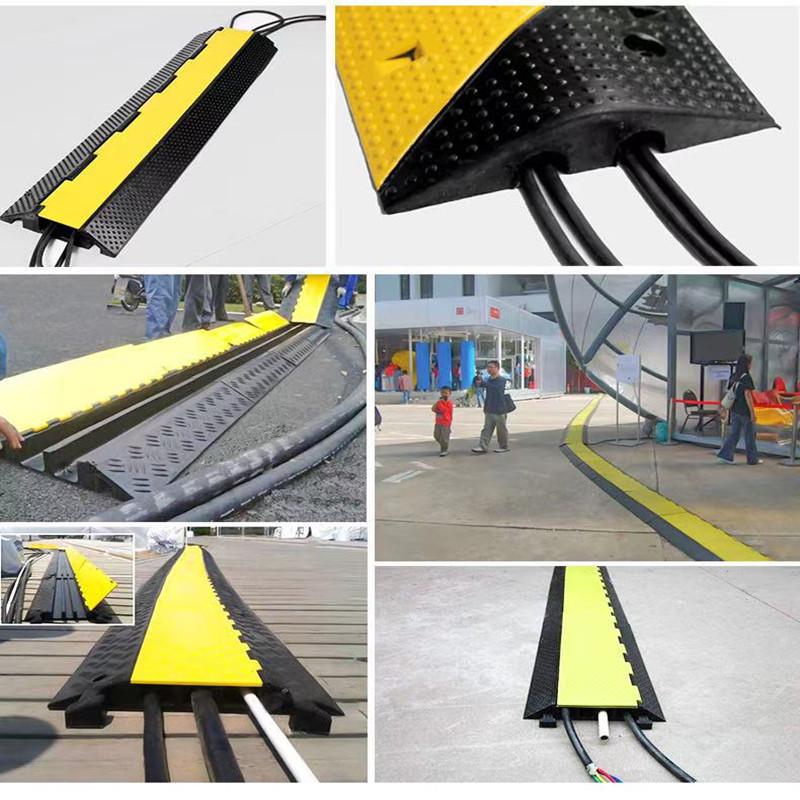 Indoor/Outdoor Cable Protection Rubber Trunking Speed Bump