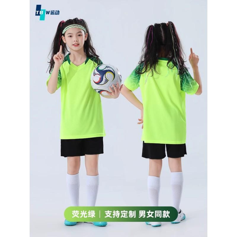 Kids Quick-Dry Sports Set Badminton Tennis Football Training Athletic Wear Unisex Childrens Sportswear