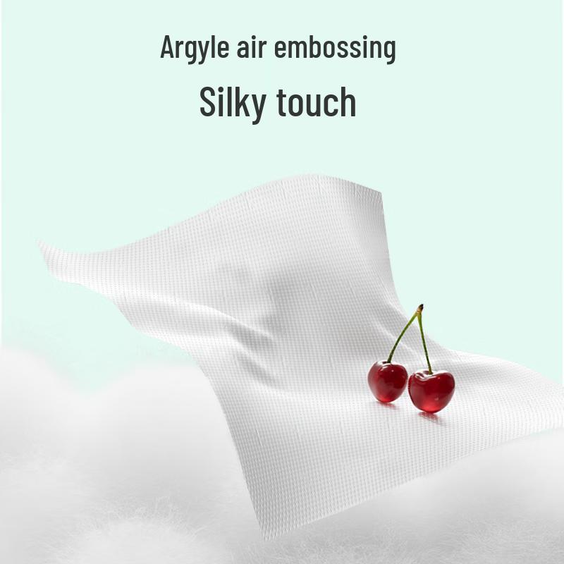 Пятислойные бумажные салфетки для лица Caiqi из первичной целлюлозы