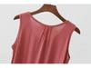 Women's Loose Fit Sleeveless Maternity Vest, Plus Size 200 Lbs, Belly-Covering Summer Outerwear.