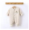 Babykoi Baby Clothes Long Sleeve Romper Spring Autumn Winter Clothes Newborn Thick Cotton Coveralls Baby Girls Preparing for Maternity Gift Plain