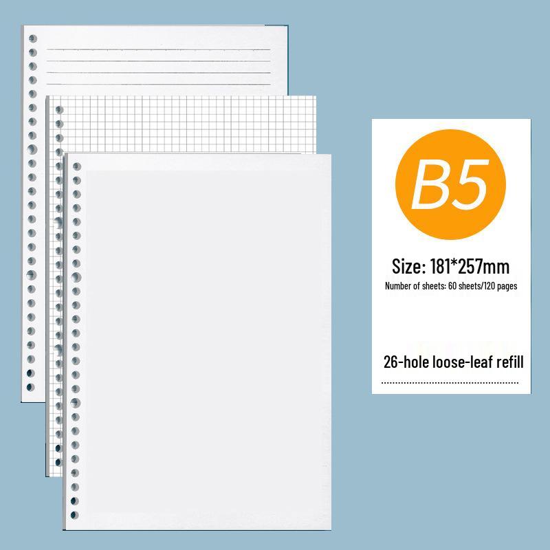 Блокнот на кольцах формата B5, A5, A4 со сменными обложками в линейку/клетку