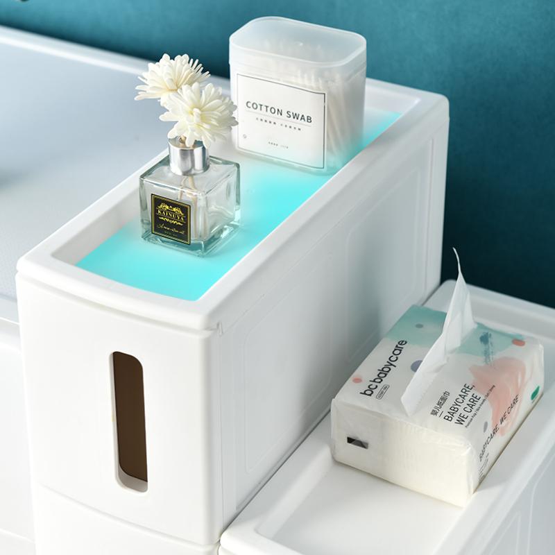 Ультра узкий шкаф с прорезями, кухонный ящик с прорезями, шкаф для хранения, пластиковая полка для ванной комнаты