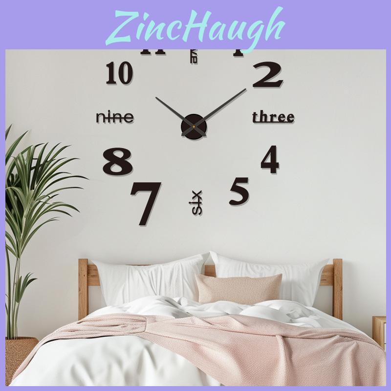 Nordic Style Wall Clock With Silent Sweep Mechanism For Office And Home Spaces