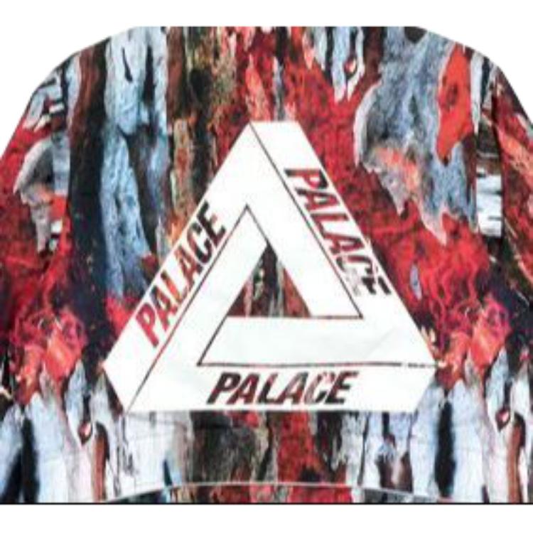 Palace FW21 Куртка в стиле милитари с треугольным логотипом Tri-Ferg и капюшоном. Куртки унисекс Tree-Bark P20JK006