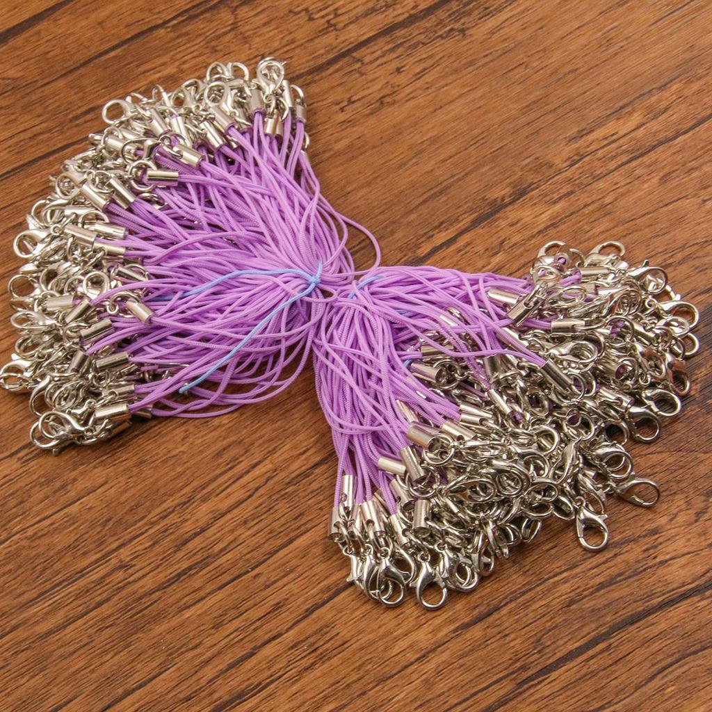 20-Color DIY Jewelry Lobster Clasp Strap - 67mm Mobile Phone/Pendant Rope Accessory