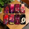 H-Hazbin Hotel N-Niffty Чехол для телефона для Samsung Galaxy A73,A72,A71,A70,A53,A52,A51, Мягкий силиконовый черный чехол