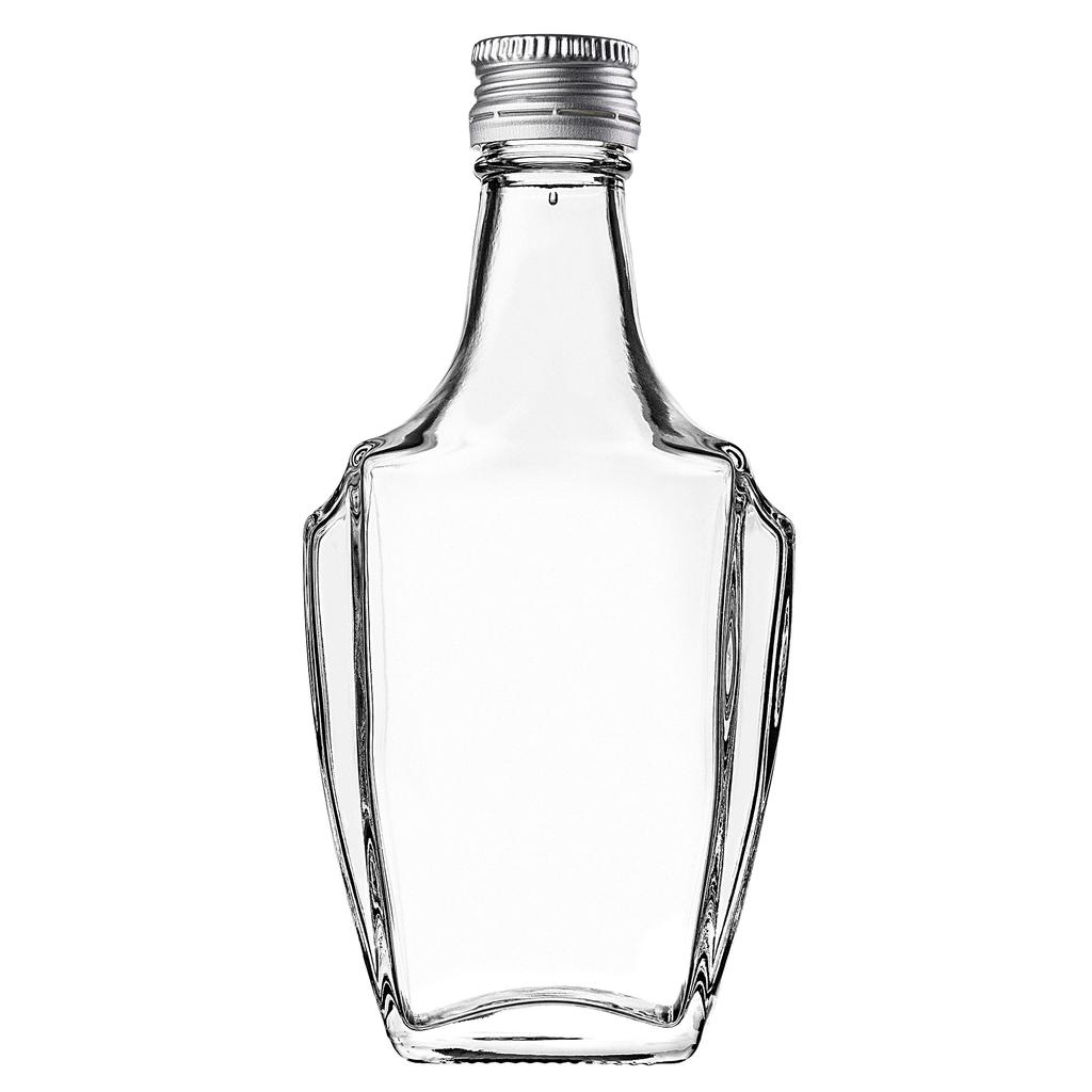 KADAX Szklana Butelka Na Nalewkę 250ml Z Zakrętką 5szt.
