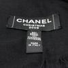 Б/у большая шаль Chanel Модал 90%/Кашемир 10%/Черная [В отличном состоянии]