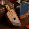 GUSHIBEI Handmade Luxury Leather Car Key Case For BMW