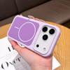 Роскошный модный цветной чехол из жидкого силикона для iPhone 17 Air 16 15 14 13 Pro Max Plus С магнитной крышкой для зарядки MagSafe