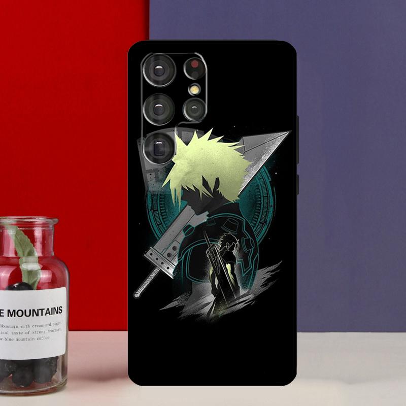 Постер Final Fantasy Чехол для Samsung Galaxy S25 Ultra S9 S10 S20 FE S21 S22 S23 Plus S24 Ultra