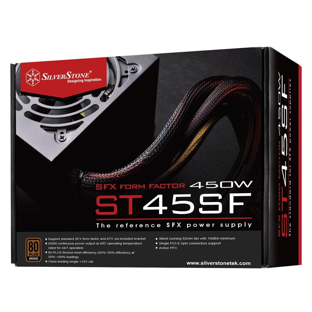 Блок питания SilverStone SFX черный SST-ST45SF-V3