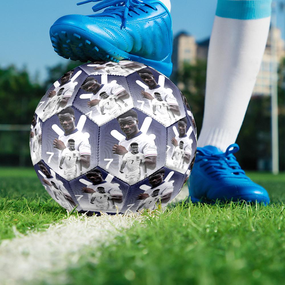 Arsenal Gunner Emirates Size 5 Soccer Ball PVC Football Sports Matches Training Outdoor Games Beach Elastic Balls 07a111