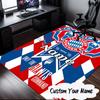 Custom Name Munich Crest Rug for Living Room, Game Rooms, Office, Bedroom, Floor Mat Playful Design, fan gifts Christmas decor