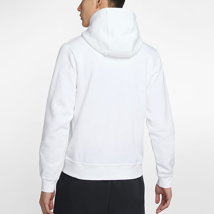 Nike Толстовки Мужские Белые С Капюшоном Умеренная Обычная 916271-100