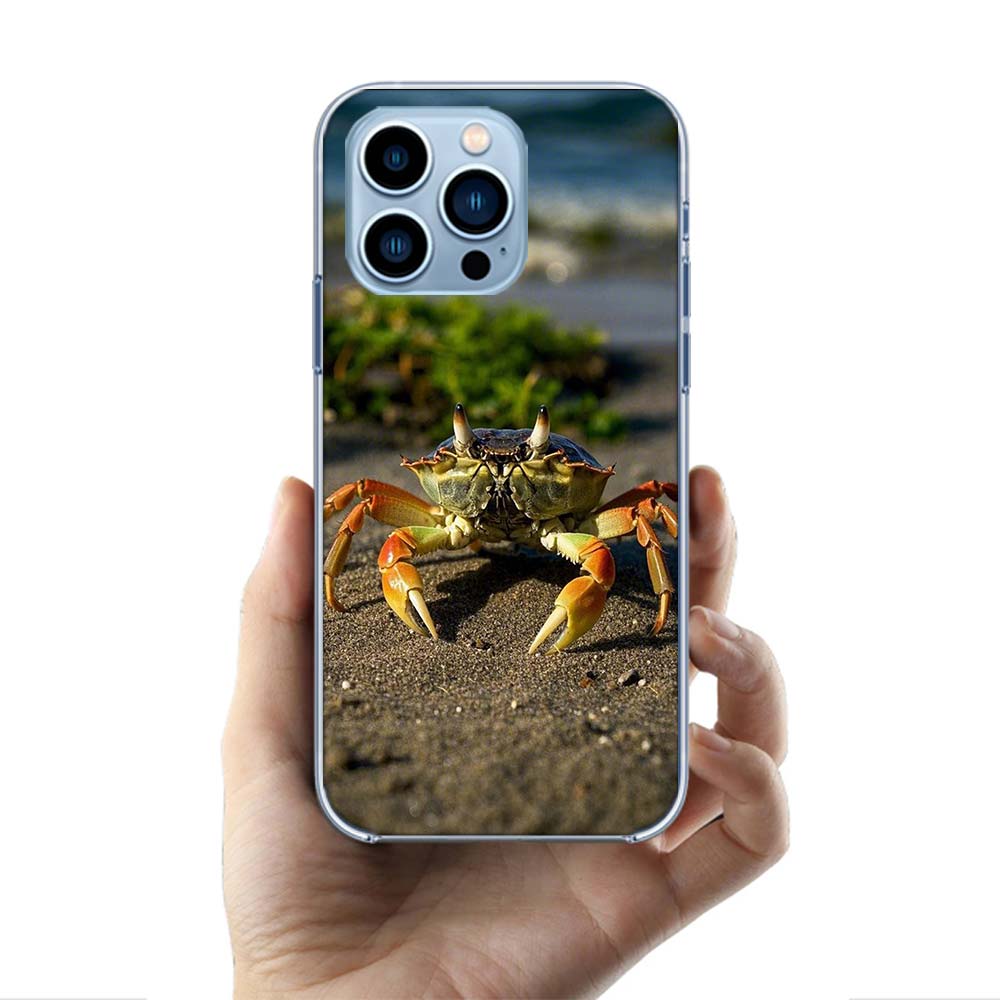 Unique Animal Crab Cases Phone Case For Iphone 17E 16E 17 Air 16 Pro Max 15 Pro 14 Plus 11 13 12 Mini Cover Cases Compatible wit