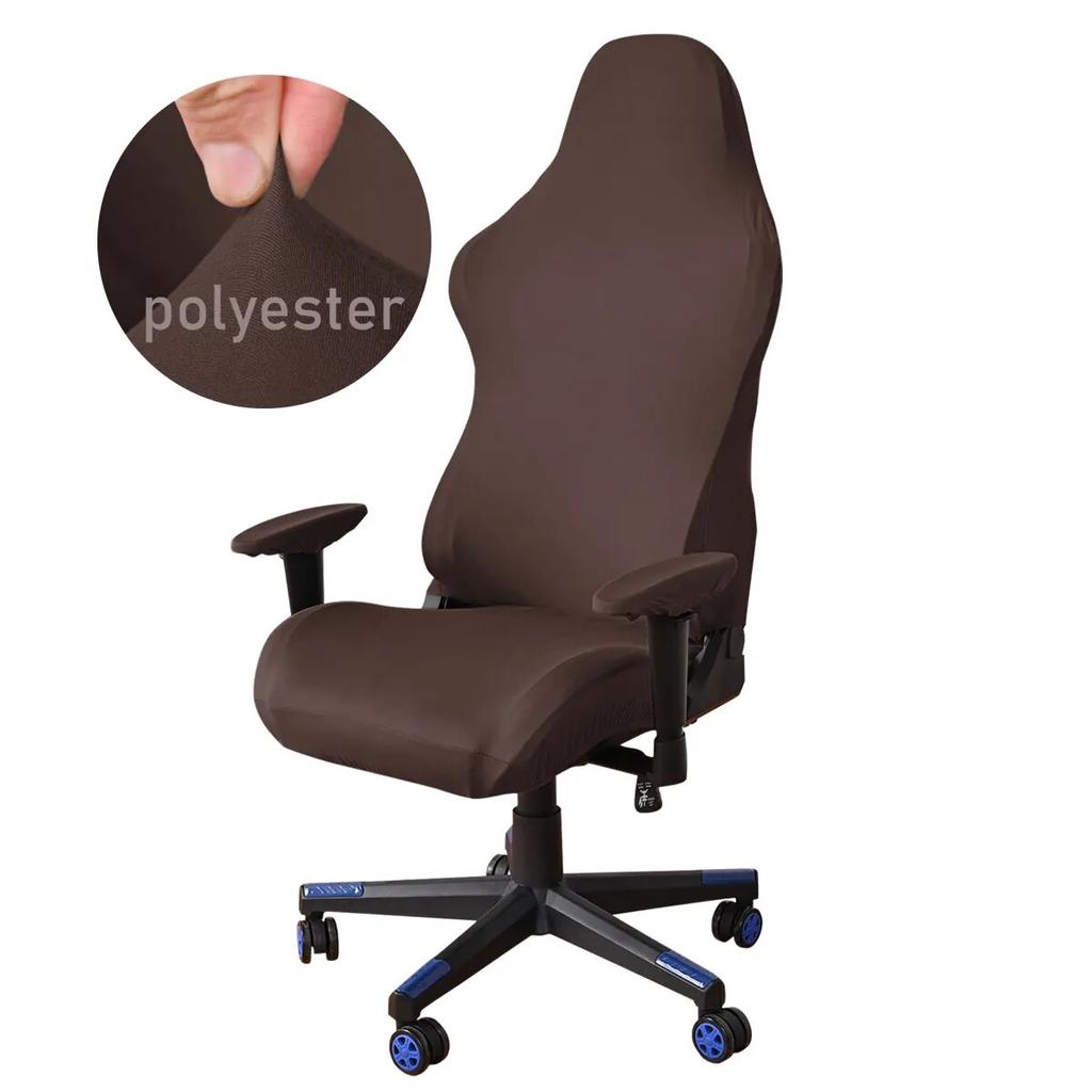 Чехол на игровое кресло, чехол, эластичный чехол для сиденья, кожаный чехол для компьютерного кресла, гоночный чехол с рюшами, защита геймерского кресла