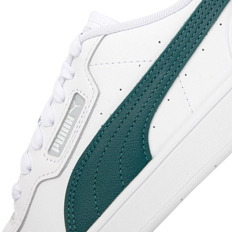 Puma Кроссовки Court Guard White Varsity Green Unisex Platinum Grey 386084-05