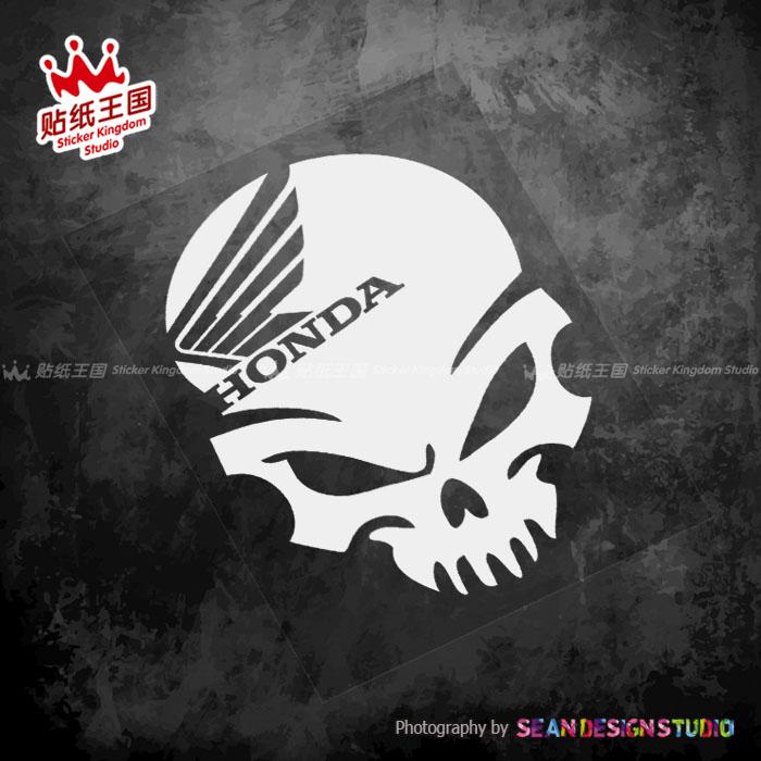 For Honda Skull CBR1000 600RR CB1000 CB650F NT1100 XL750 XADV750 Africa Twin motorcycle Decals Waterproof Stickers 25 RH6