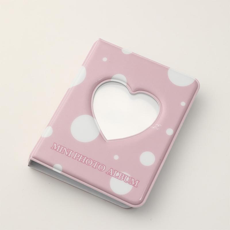 Милый фотоальбом 3 дюйма Love Heart Hollow Picture Storage Case Kpop Card Binder Name Card Book Photocard Holder 36 карманов