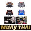 Bull Dog Snake Tiger Muay Thai MMA UFC Shorts Pants Kickboxing Boxing Unisex Men Women Kid Quick Dry Print Elastic Polyester Training