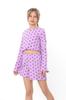 Girls Loungewear Set with Crop Top and Shorts, Summer 6497-097 HC