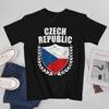 Унисекс Унисекс Футболка с гербом Чешской Республики Футболки Футболки WoУнисекс Мальчики 100% Хлопок Футболка