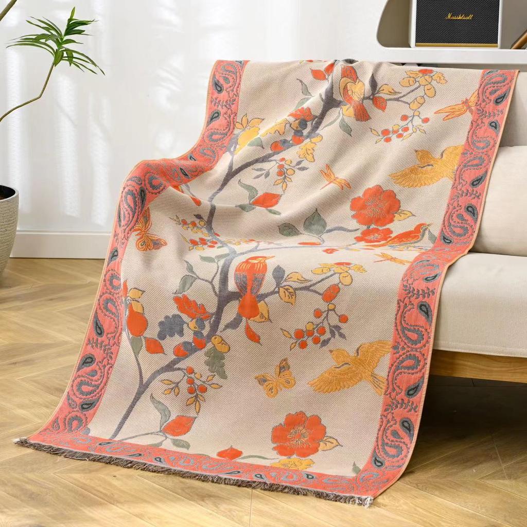 Multi-Layer Gauze Cotton Bath Towel Soft And Comfortable Beach Towel Ethnic Style Sun God Skin-Friendly Water Absorption